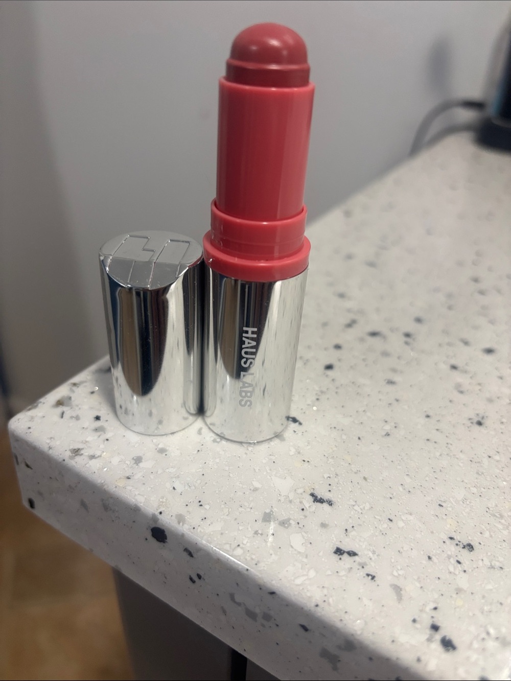 Haus Labs Color Fuse Longwear Hydrating Glassy Lip + Cheek Blush Balm Stick